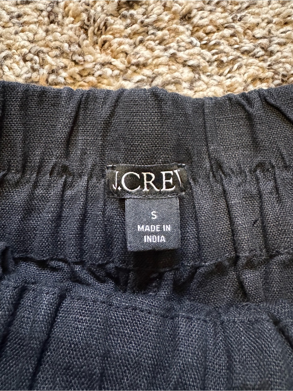J. Crew Black High-Rise Elastic Waist Shorts - Picture 13 of 16